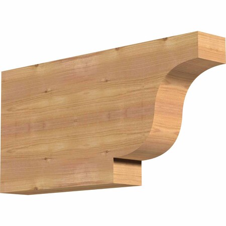 Ekena Millwork Newport Smooth Rafter Tail, Western Red Cedar, 3 1/2"W x 12"H x 24"L RFT04X12X24NEW00SWR